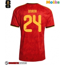Moške Nogometnih dresov Belgija Amadou Onana #24 Domači SP 2026 Kratki rokavi